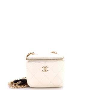 Chanel Camellia Bow Vanity Case With #307031C28B